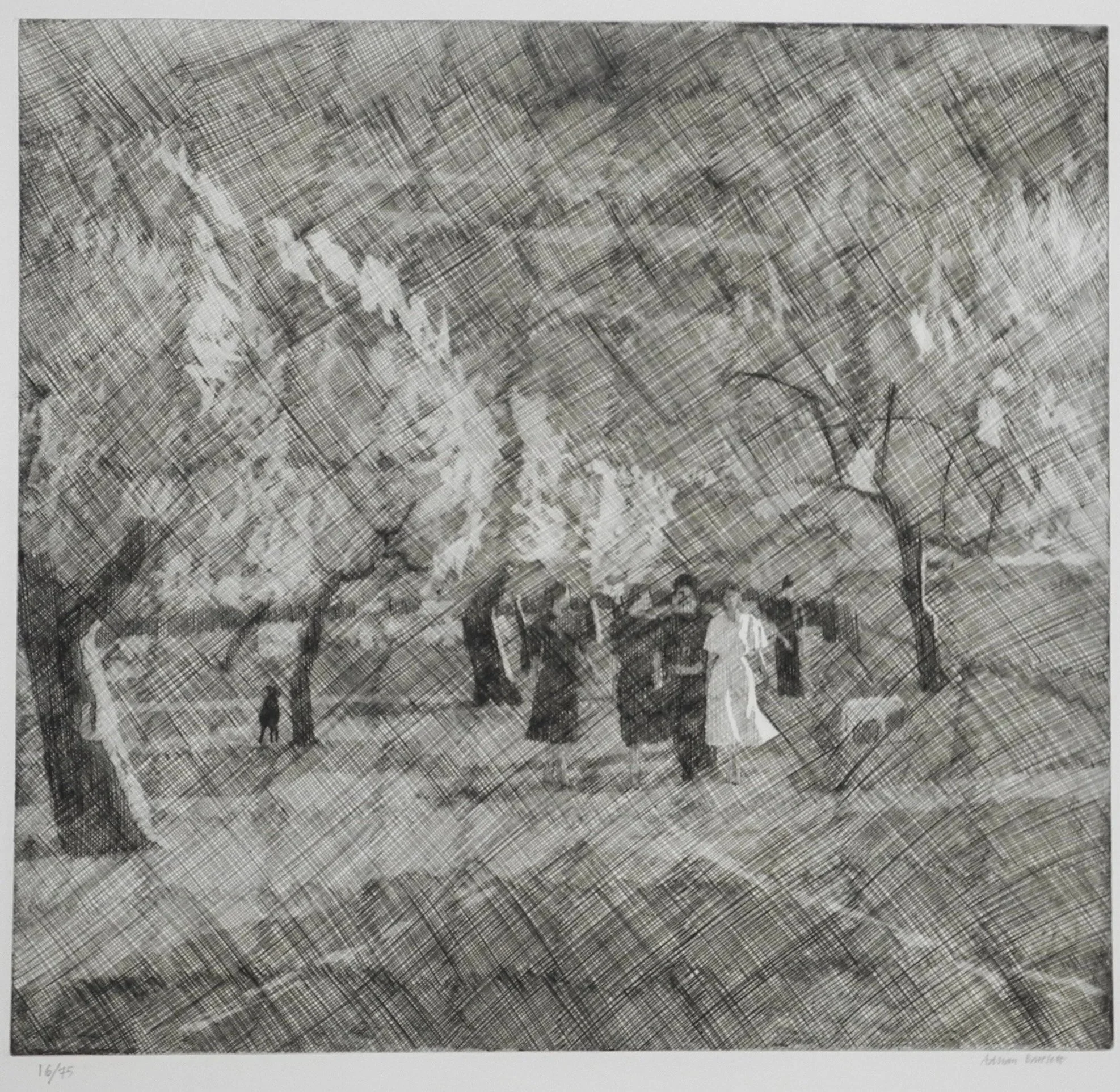 Country Wedding - 1989 - Etching - 56 x 59 cm