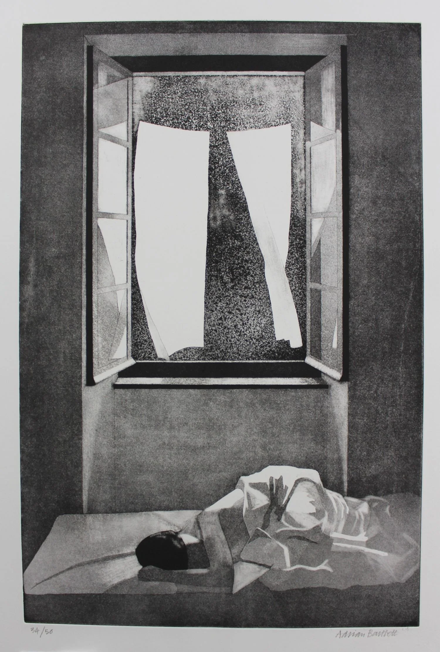 Sleep - 1976 - Aquatint - 45 x 30 cm