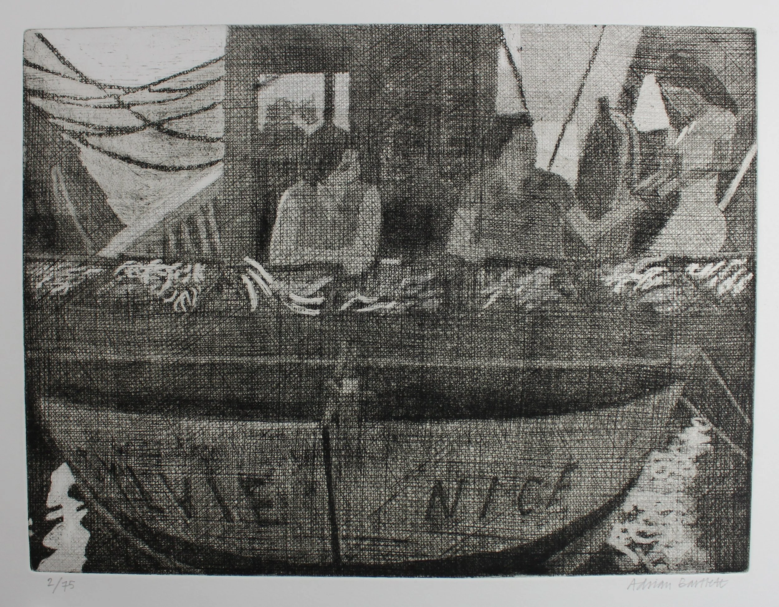 Sylvie Nice - 2002 - Etching - 30 x 40 cm 