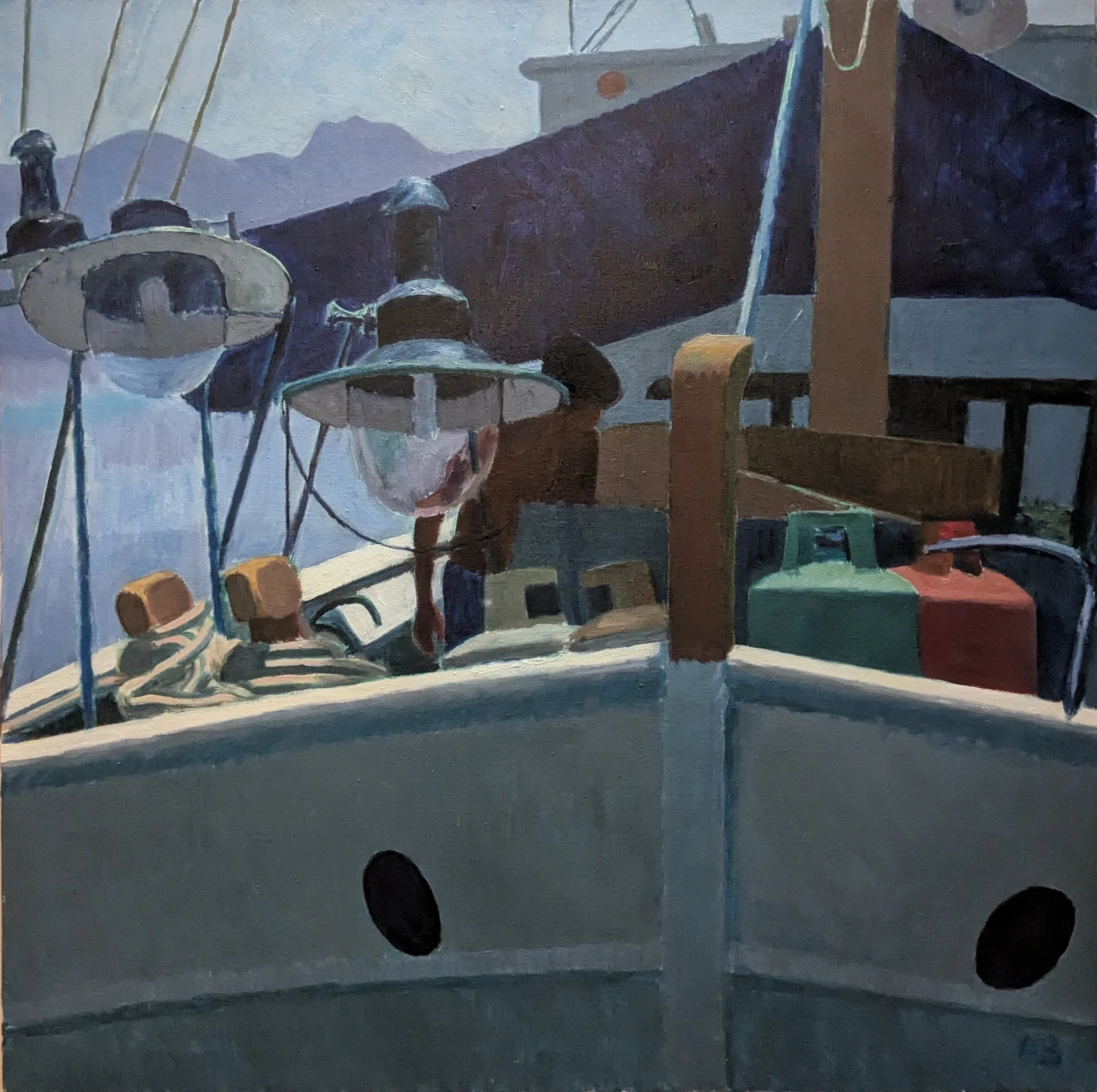 Poseidon - 1984 - Oil on canvas - 92 x 77 cm