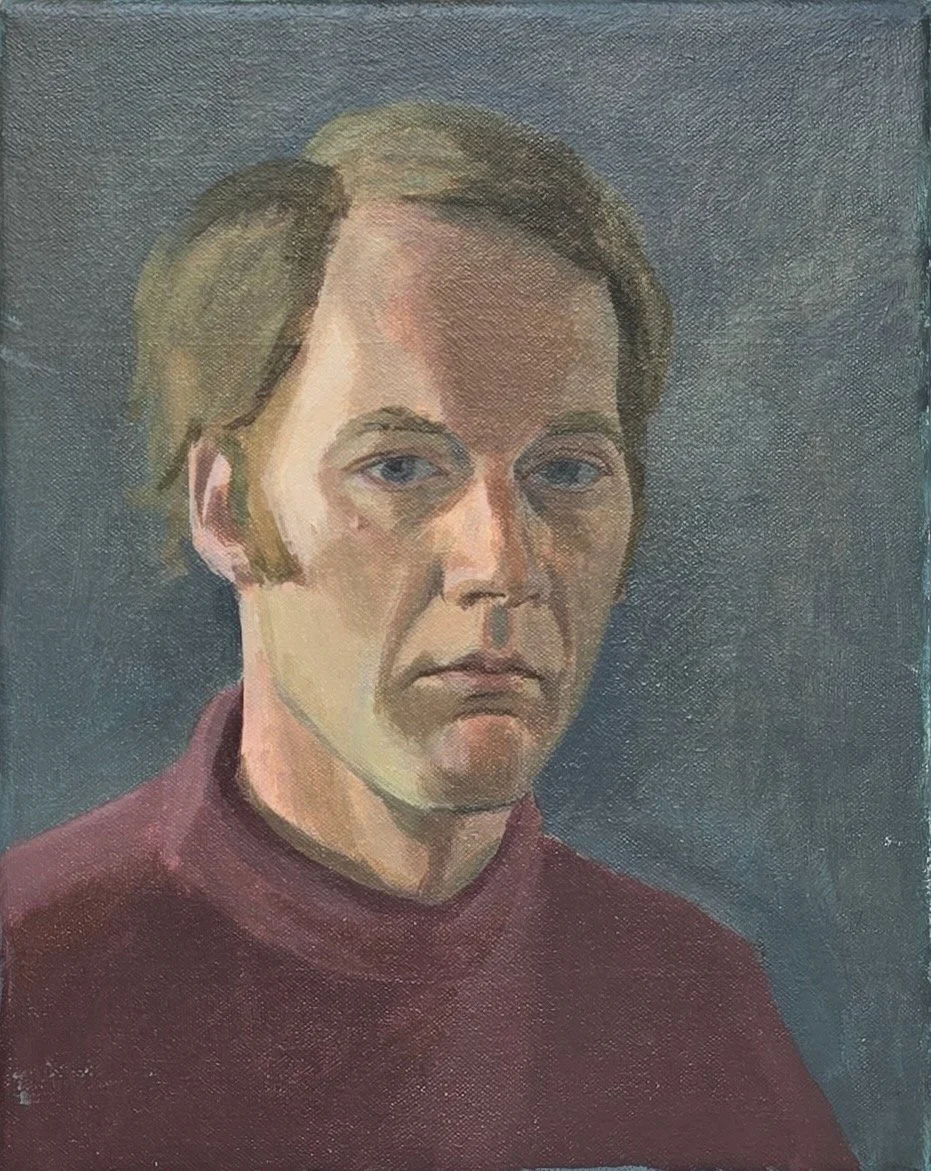Self-portrait - 1968 - Oil on canvas - 25 x 20 cm