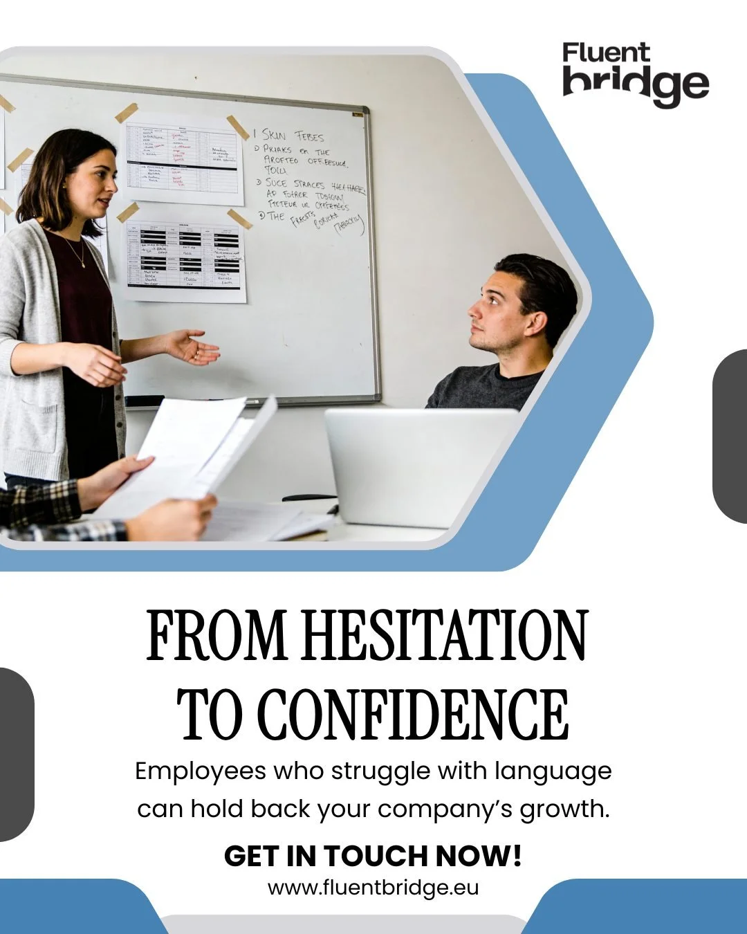 Language barriers don&rsquo;t just affect communication&mdash;they affect performance.

We help teams build confidence, clarity, and presence&mdash;so everyone can participate, lead, and succeed.

🔗 Let&rsquo;s talk

#FluentBridge #FromHesitationToC