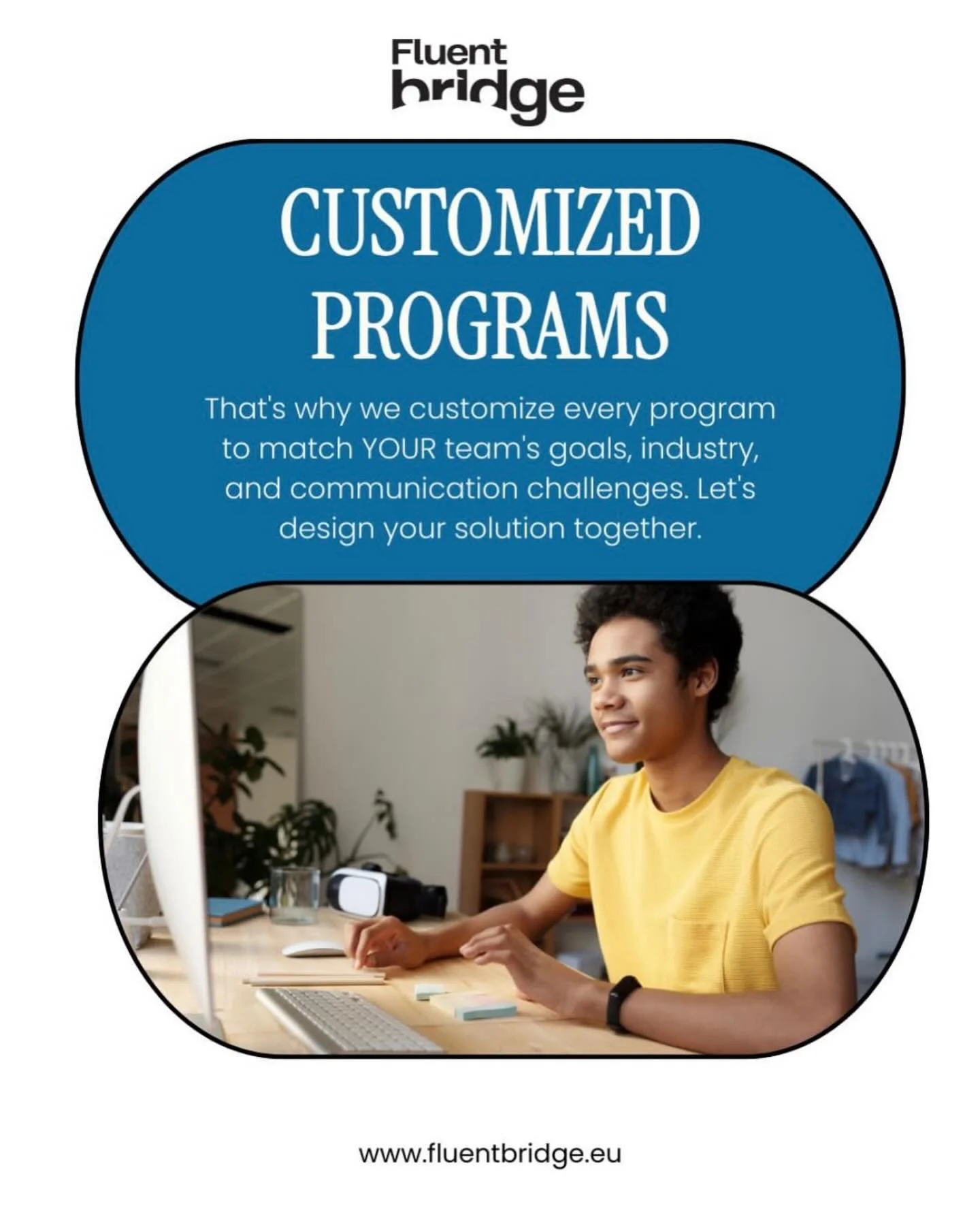 Cookie-cutter courses don&rsquo;t work. Every company is unique. That&rsquo;s why we customize every program to match YOUR team&rsquo;s goals, industry, and communication challenges. Let&rsquo;s design your solution together.

#TailoredTraining #Cust