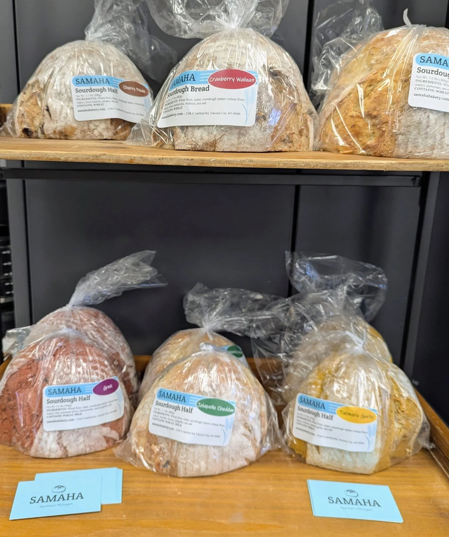 Francisco's Bayside Market opens TODAY &mdash; and our artisan sourdough is on the shelf.

Stop in between 3&ndash;5pm for their grand opening at 1532 US-31 North. You'll find our Jalape&ntilde;o Cheddar, Rosemary Parmesan, Greek, and Cherry Pecan lo