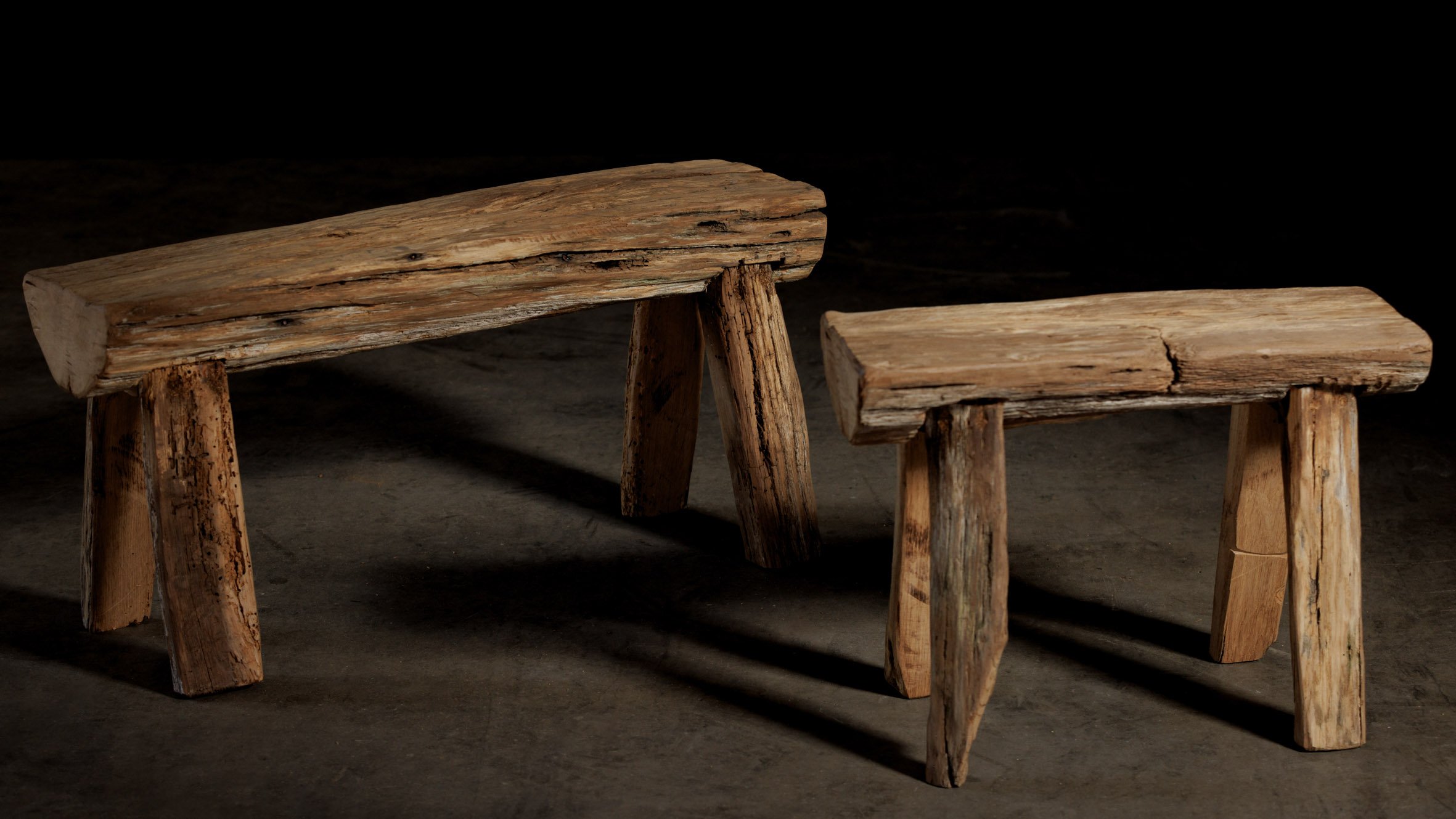 Authentieke krukken (set)