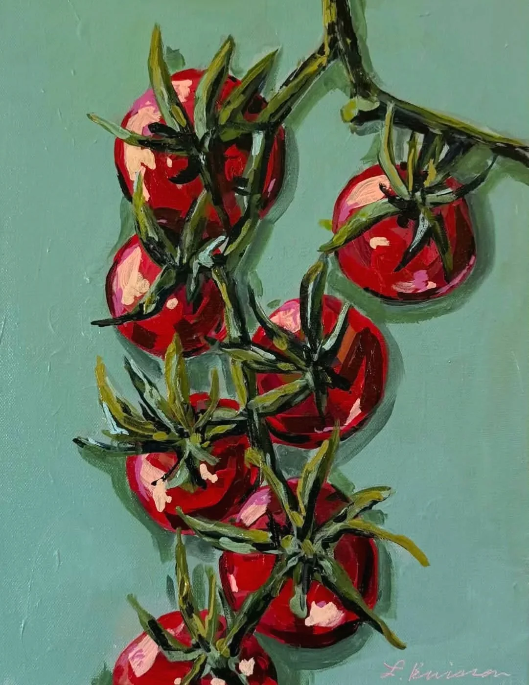 "Vine Ripe" 2026 | 12x16 Acrylic on Canvas | SOLD