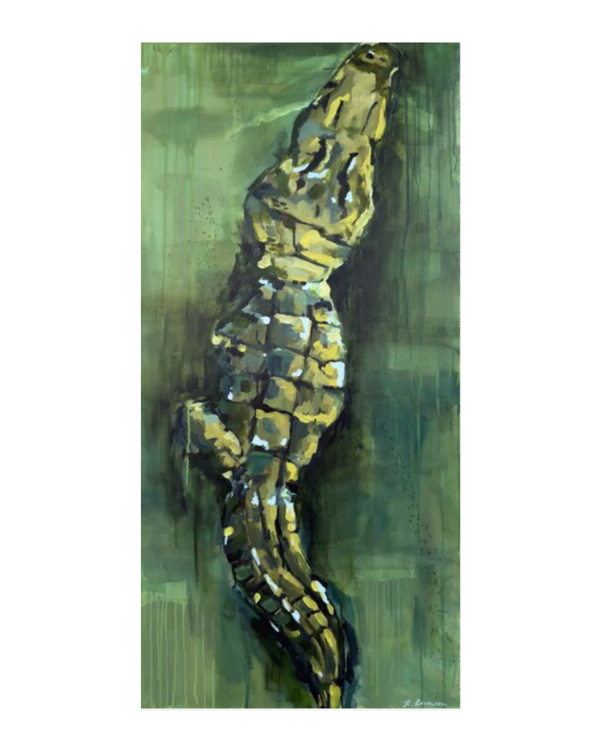 King of the Bayou Print (12x24)