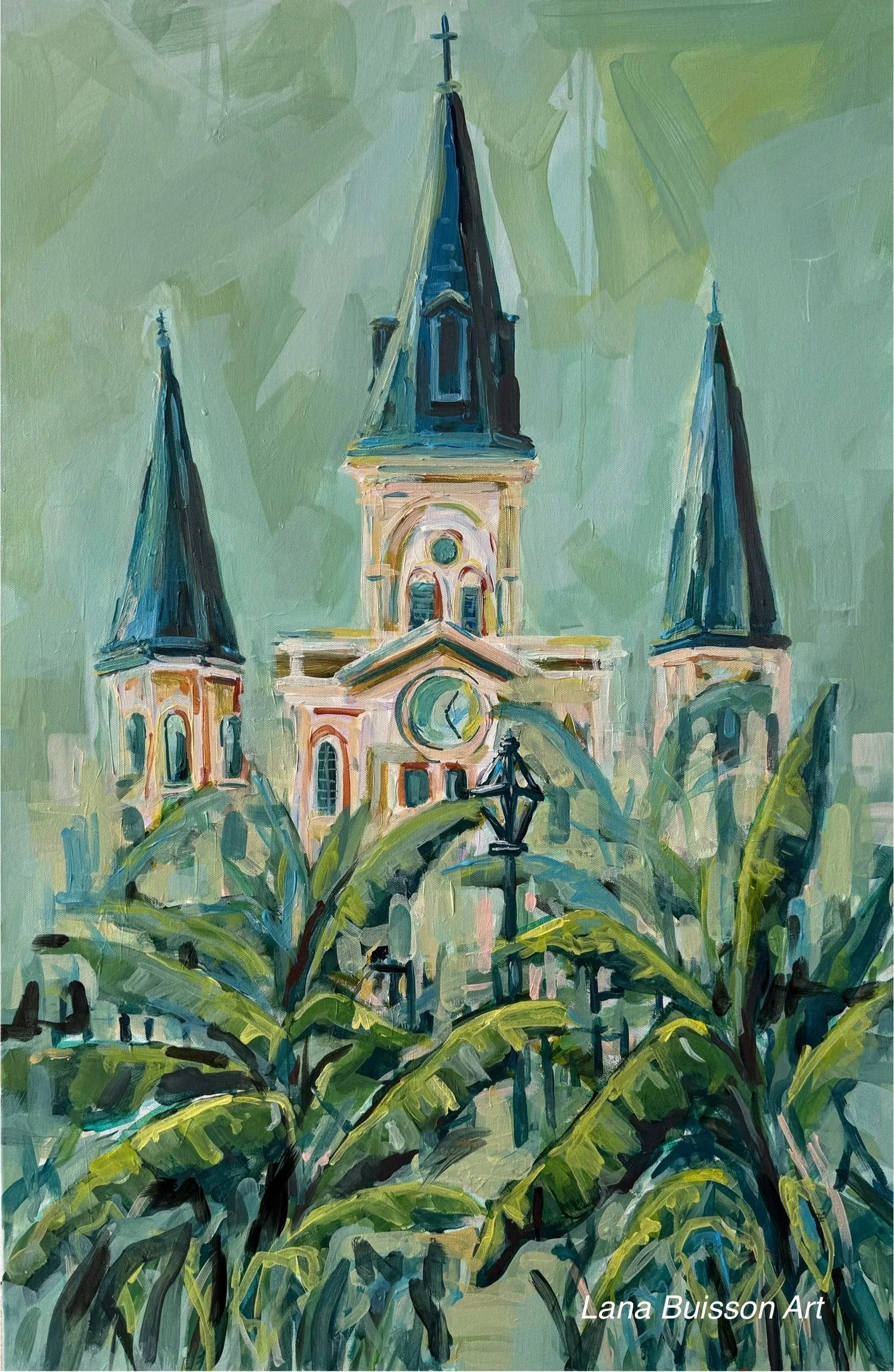 St. Louis Cathedral 24x36 