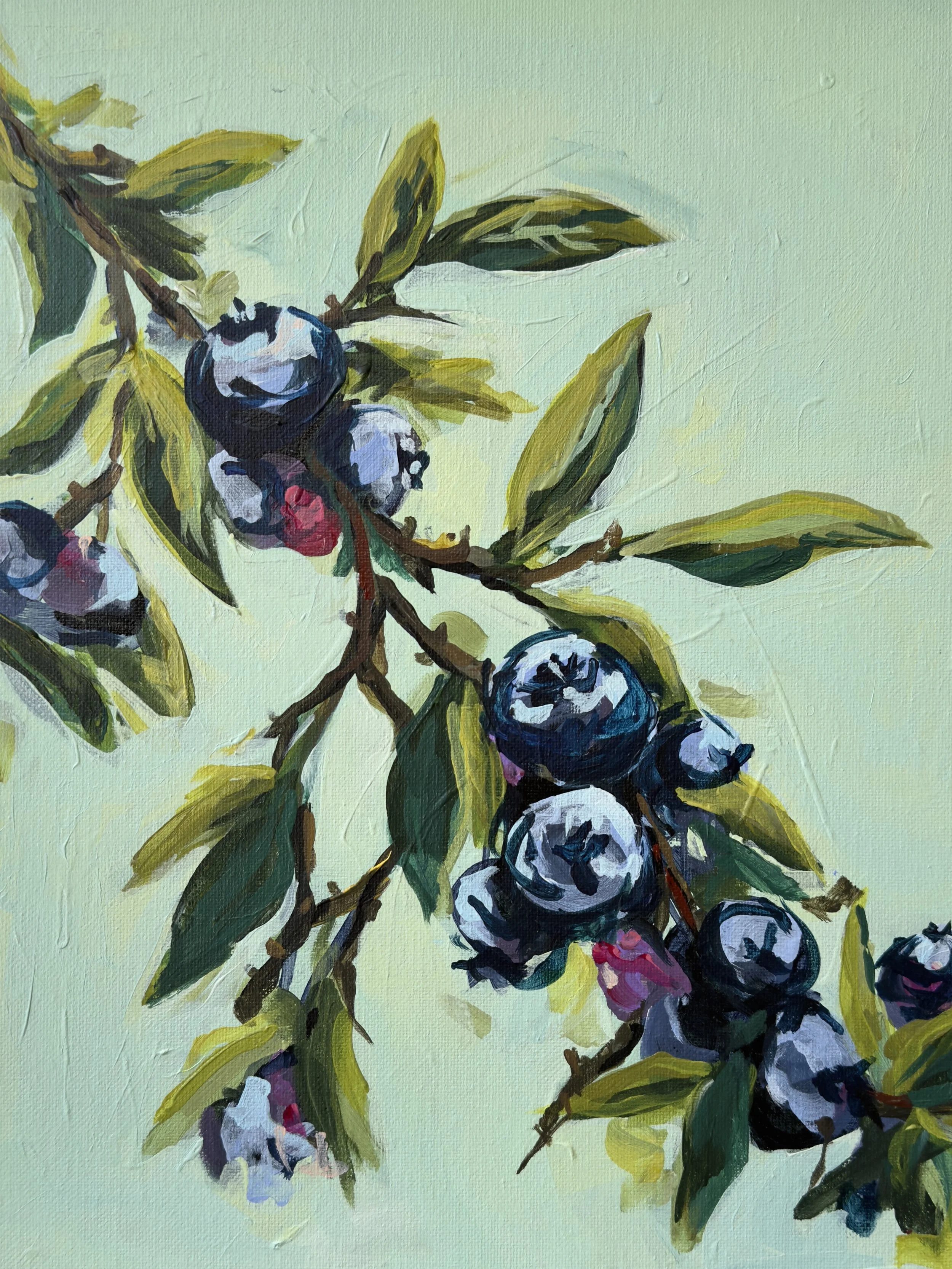 "Berries" 2026 | 11x14 Acrylic on Canvas Board, Framed | SOLD