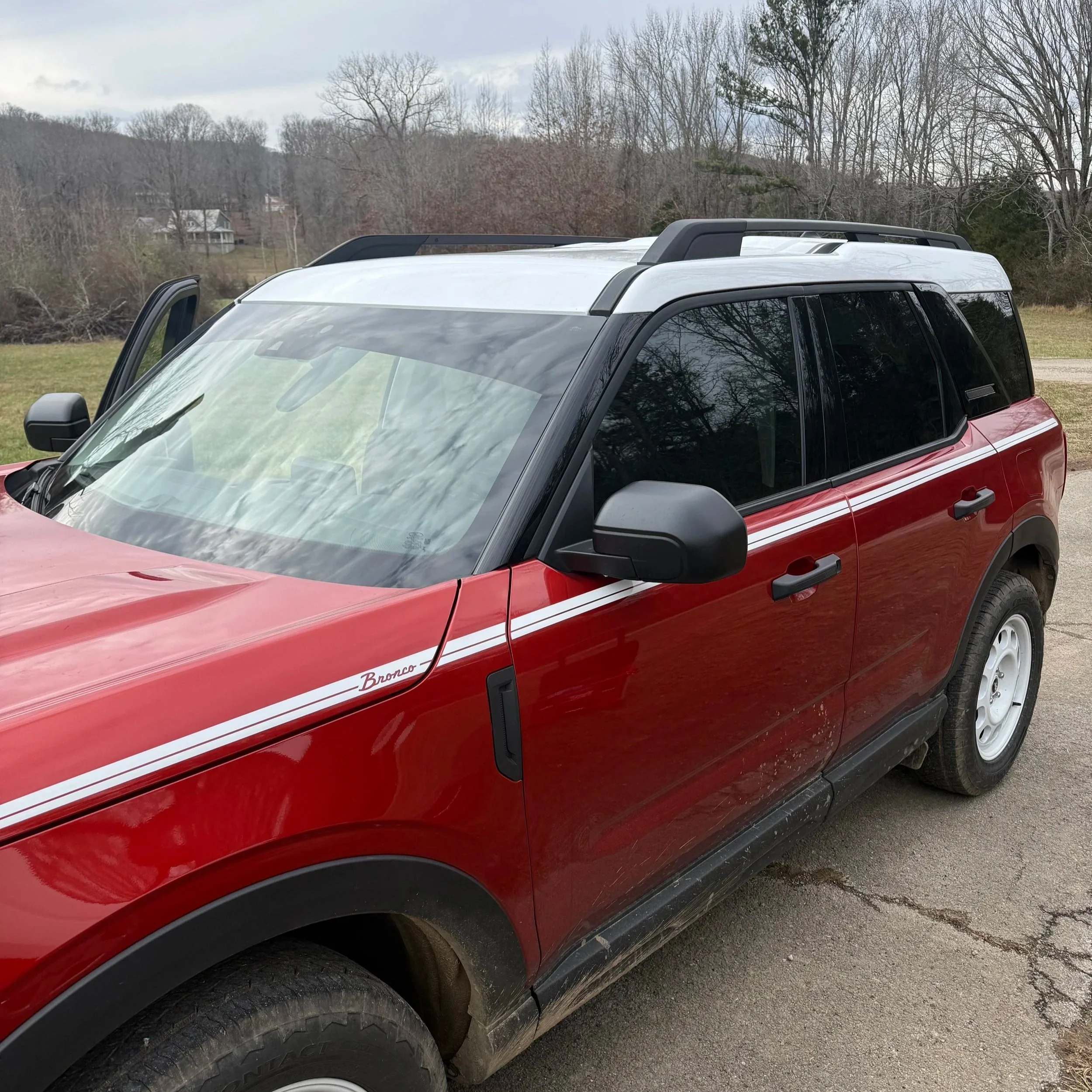 Tint Matched 35% Premium on front sides and 2% sun visor bar.