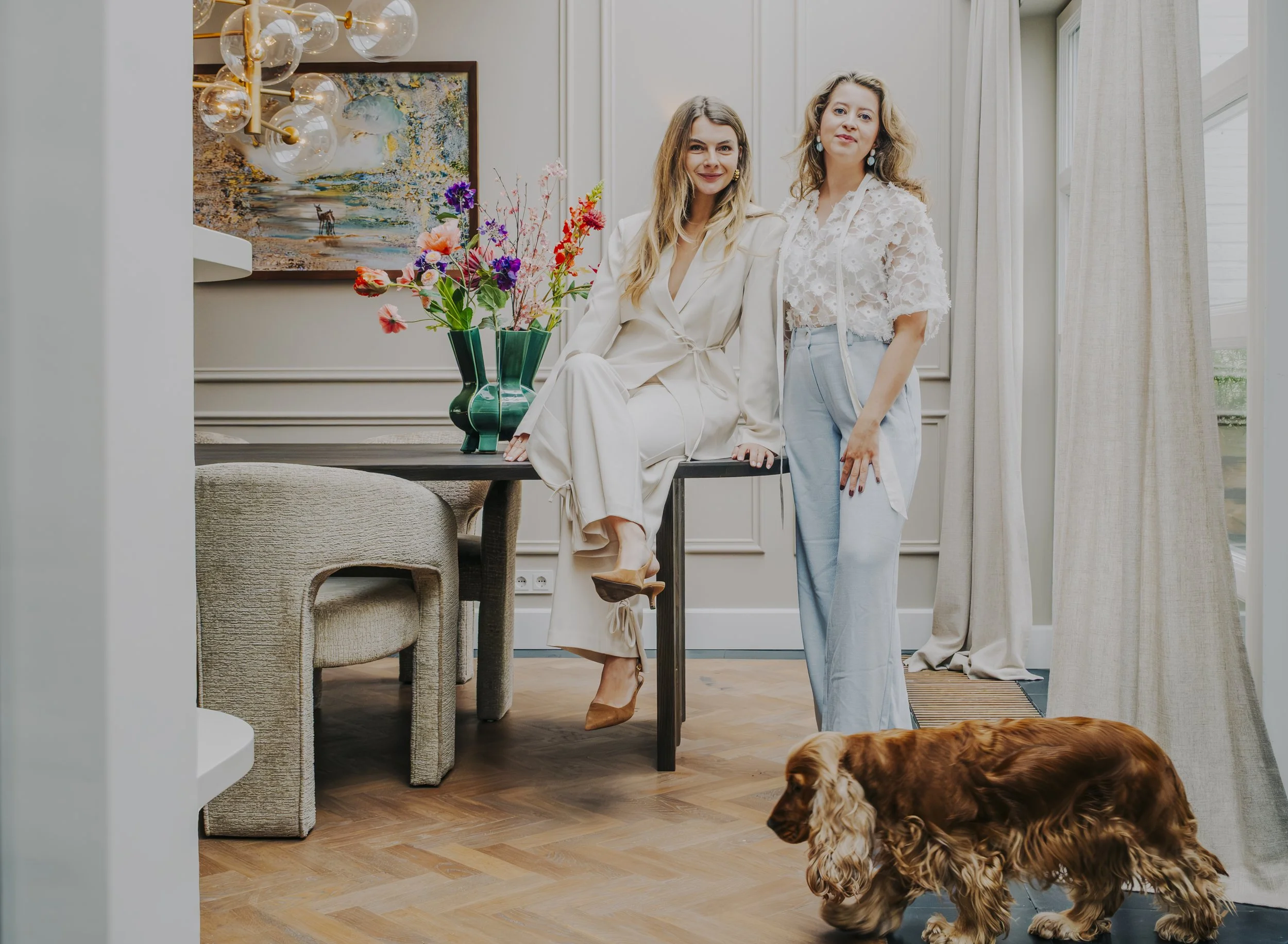 vrouw met hormonale klachten tijdens consult