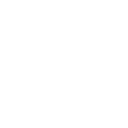 Icon of a presentation or lecture with three people watching, and a light bulb representing an idea or innovation.