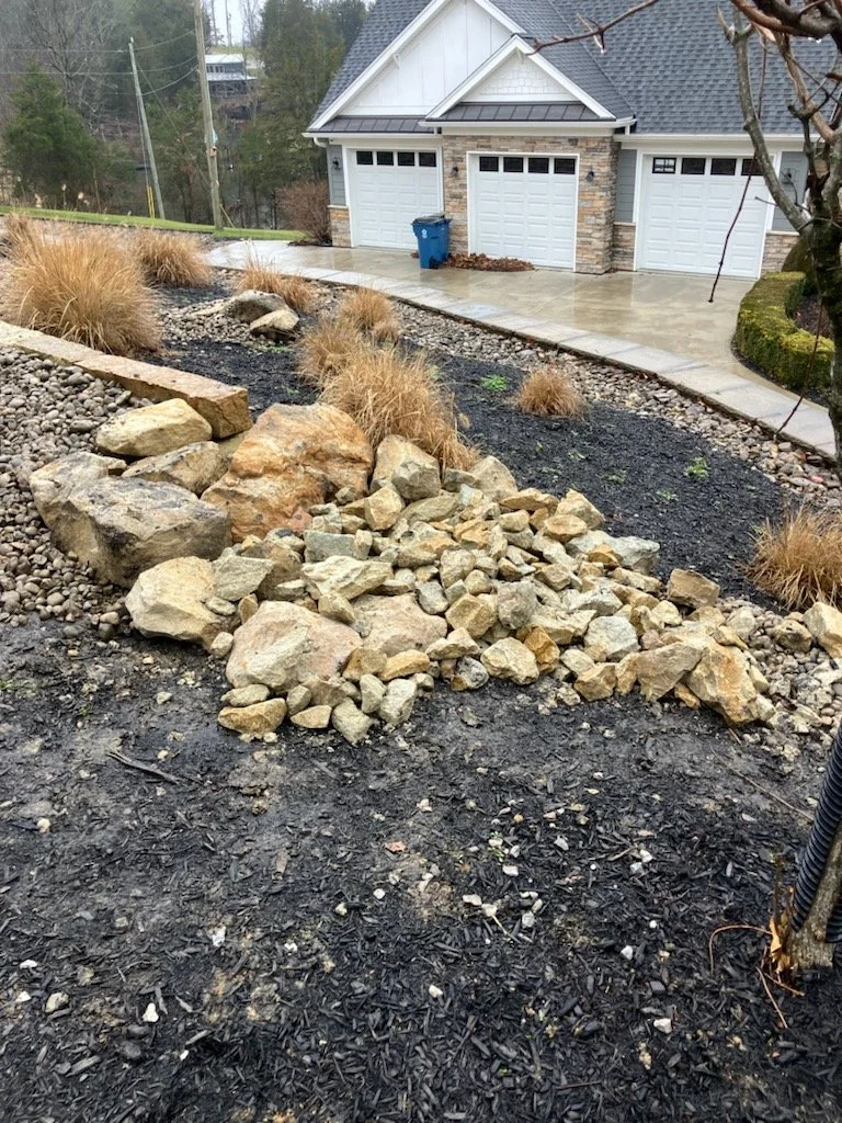 rip rap to control erosion