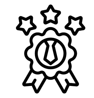 Outline drawing of a dog's skull in the center, surrounded by a symmetrical floral design.