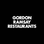 Black background with white text that reads 'Gordon Ramsay Restaurants'