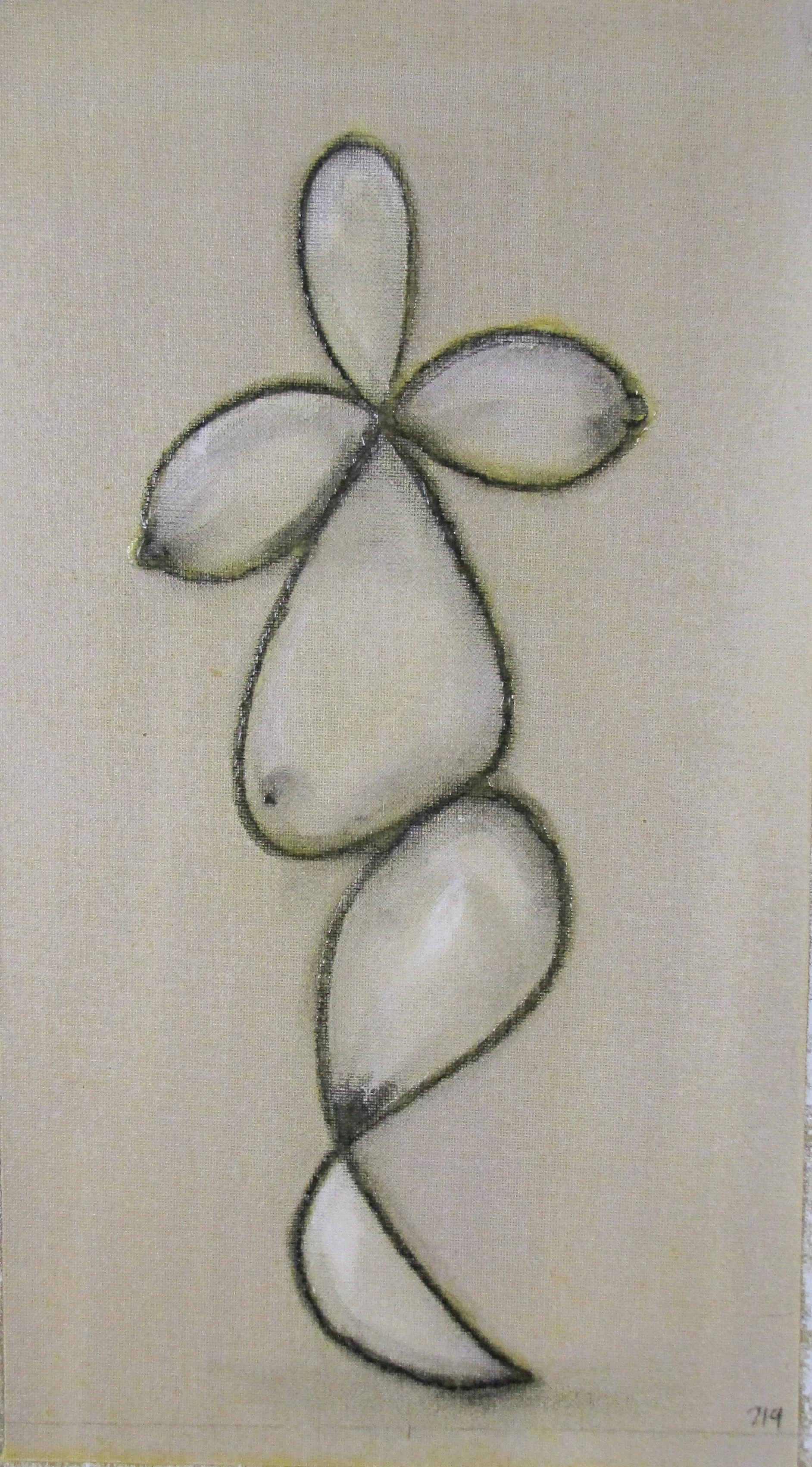 Oh Mother (yellow)

mix medium on unstretched canvas 
8 x 14 inches
