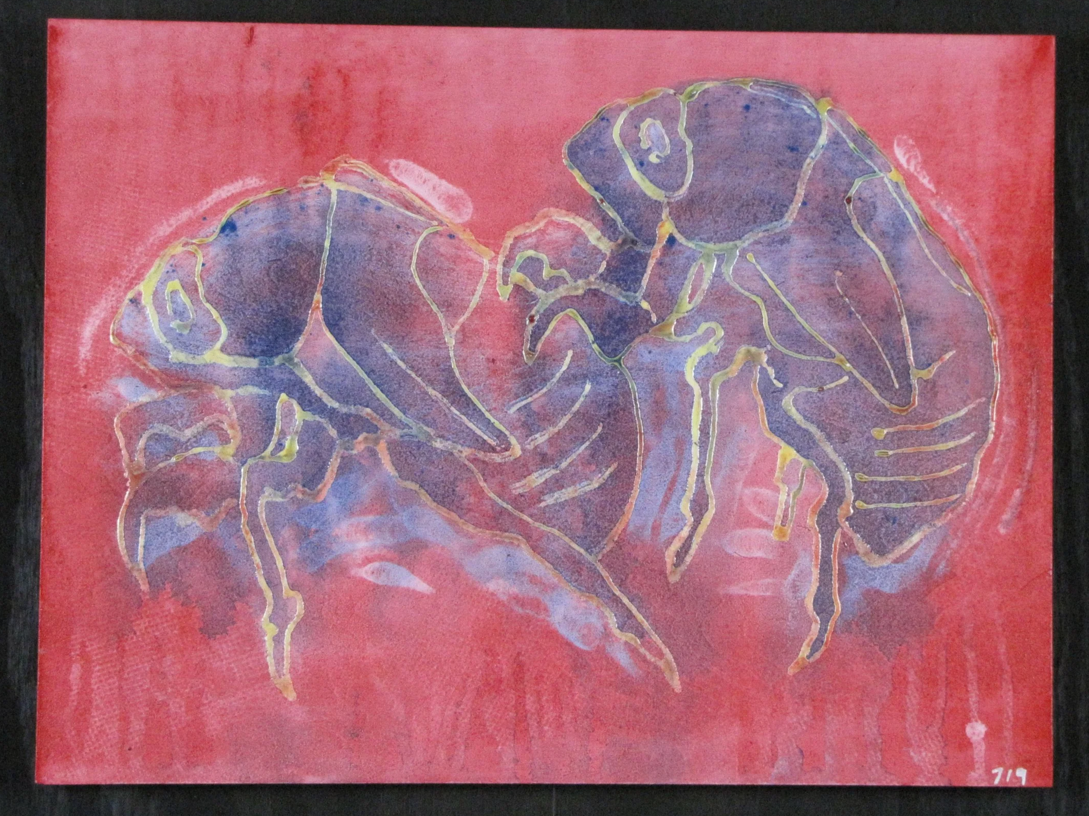 Two back monster

mix medium on wood panel
11 x 14 inches