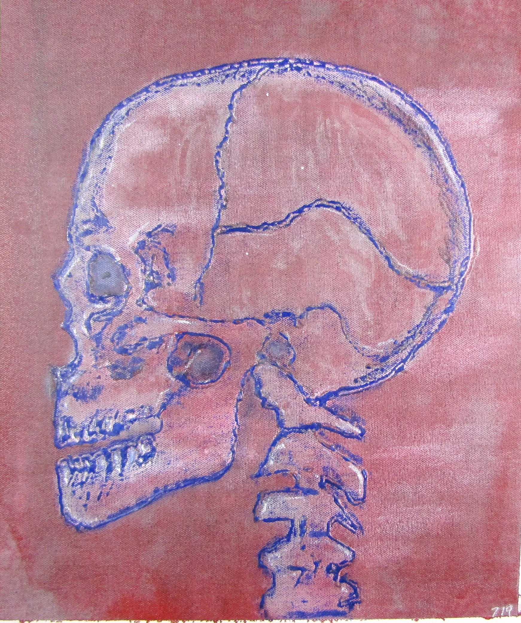 Transparent Shells

mix medium on unstretched canvas 
13 x 16 inches
