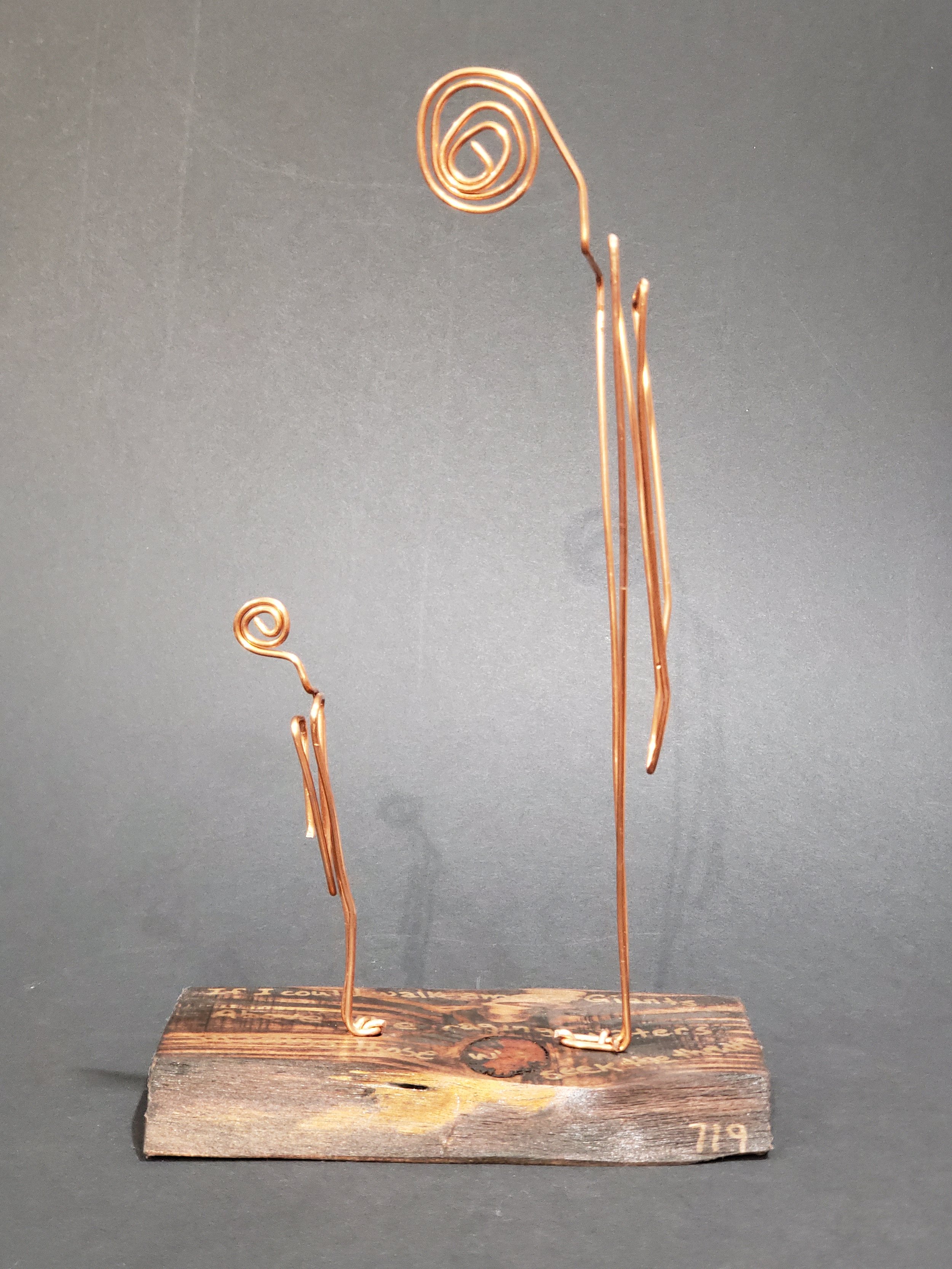 If I Could Walk Among Giants

copper wire on wood base
6 x 8 inches