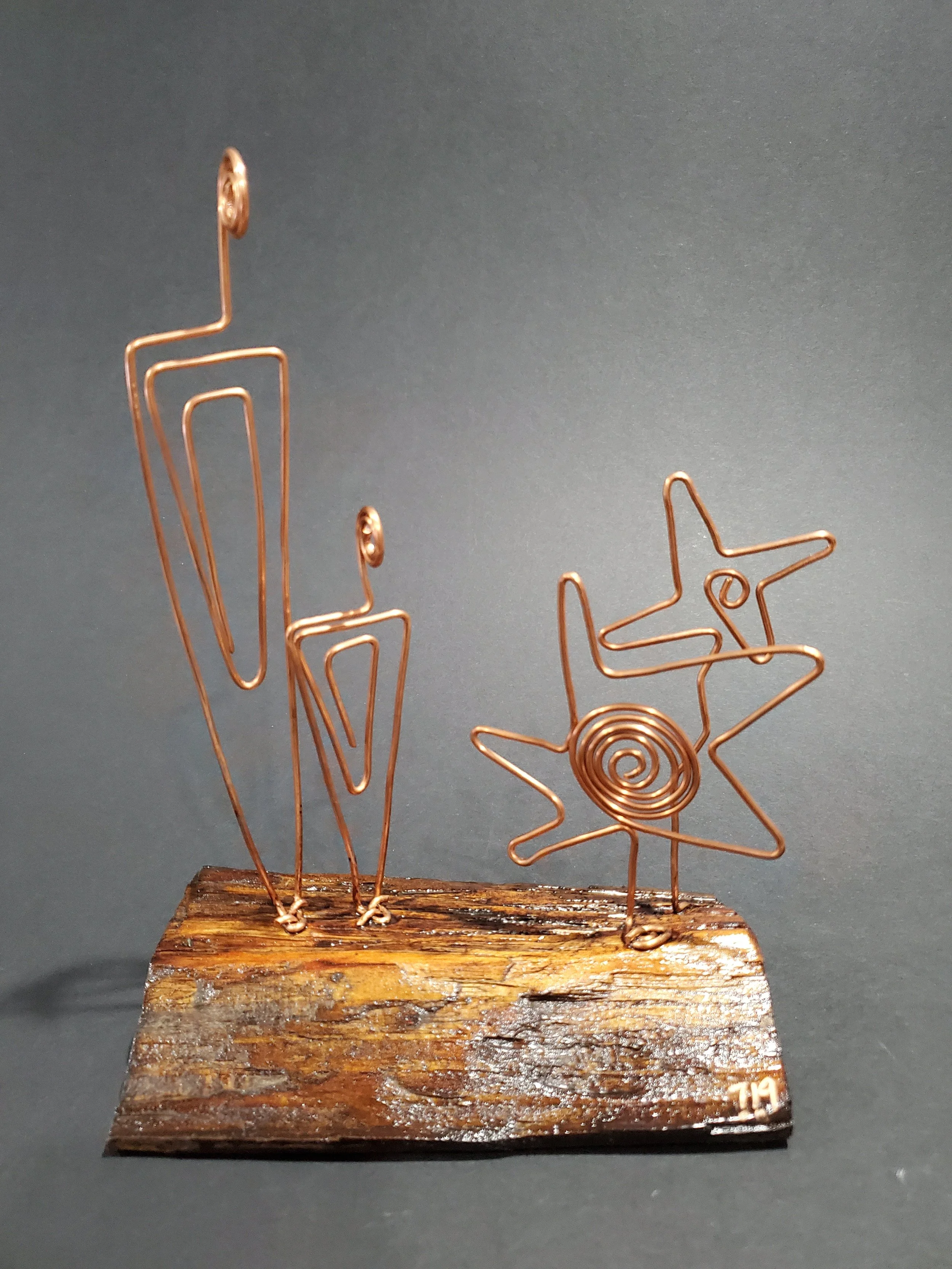 While the princess slept

copper wire on wood base
6 x 8 inches