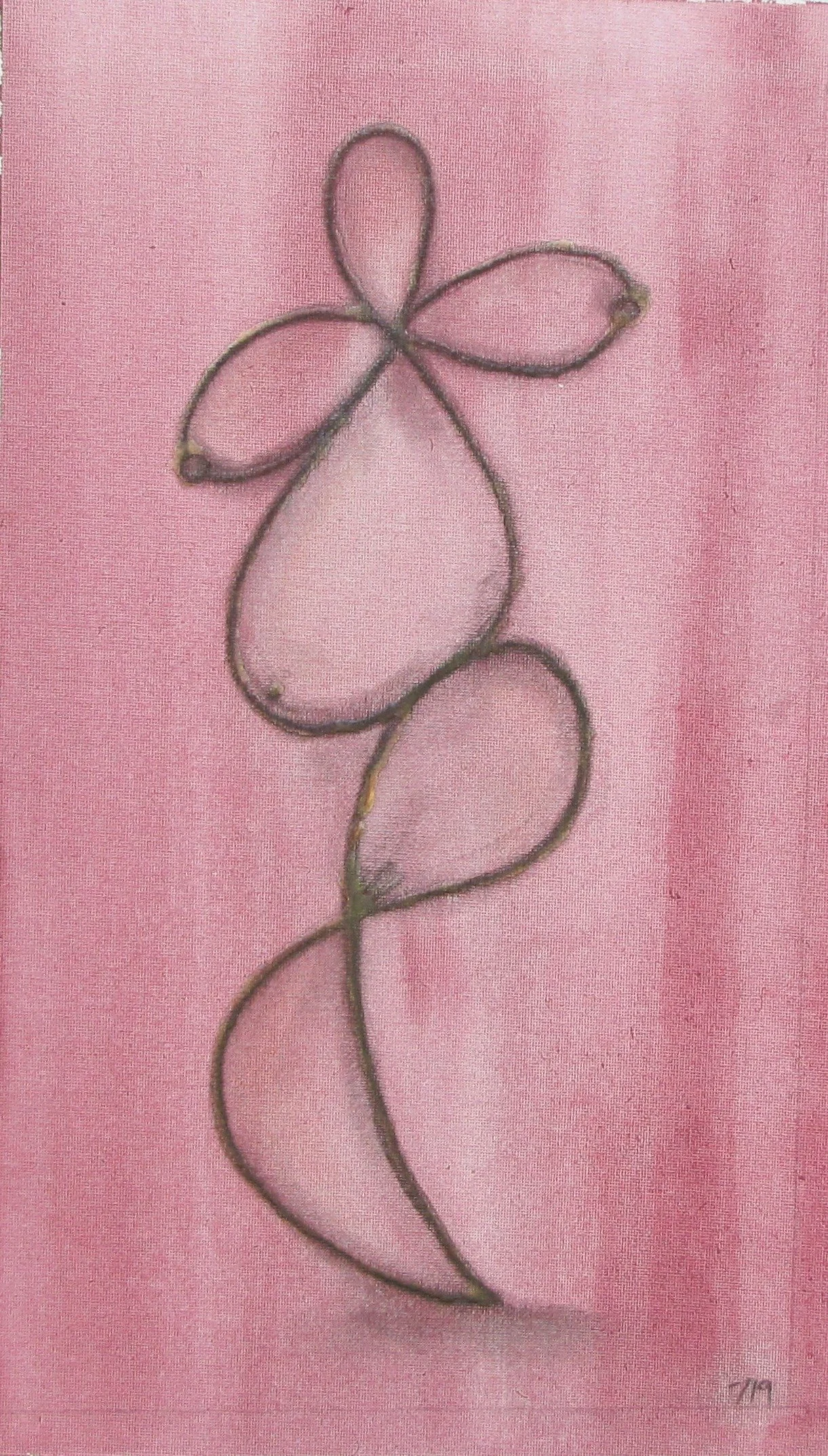 Oh Mother (red)

mix medium on unstretched canvas 
8 x 14 inches