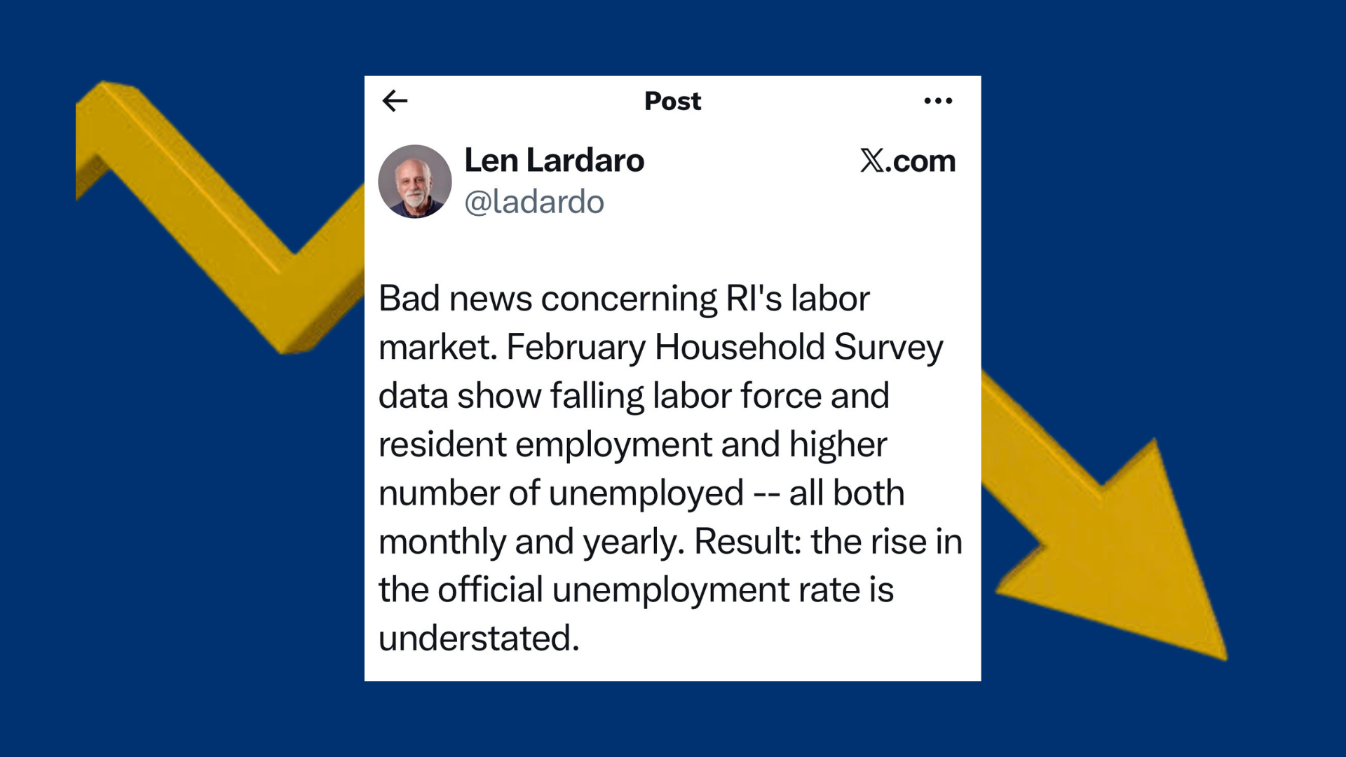 Employment Numbers Are Moving in the Wrong Direction