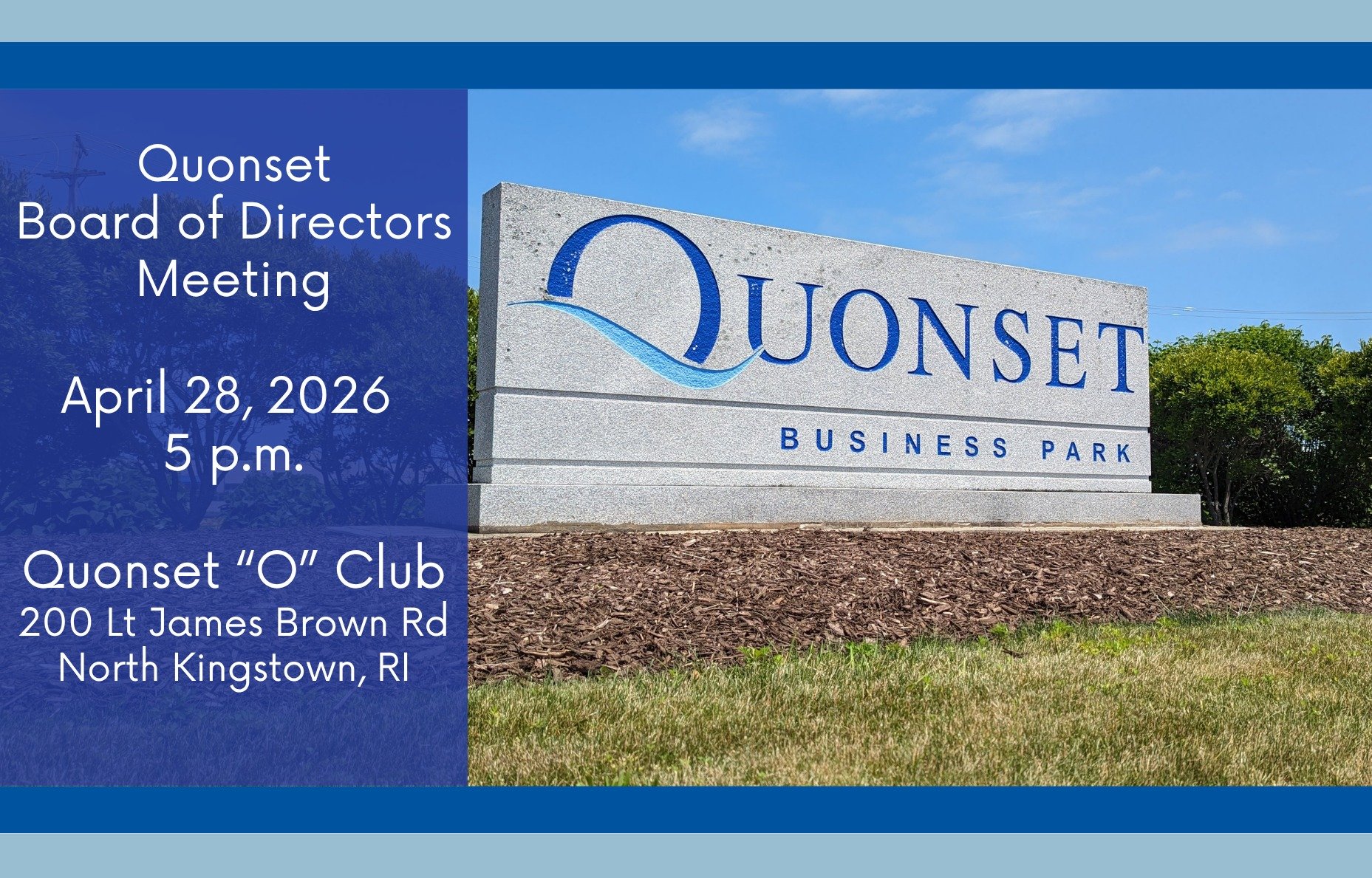 Quonset Development Corporation Board of Directors Meeting