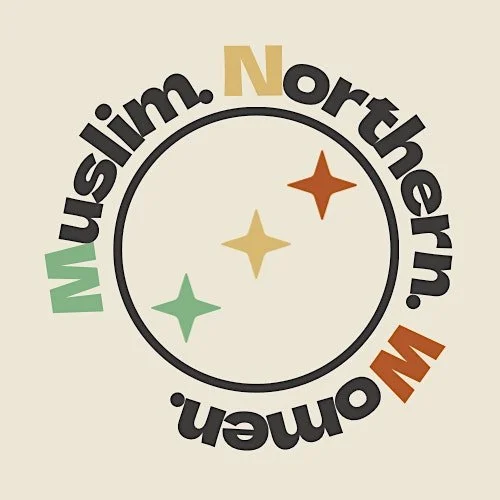 Logo with the words 'My U.S.ism. Northern. W.' surrounding a circle of three colorful star symbols, green, beige, and orange.