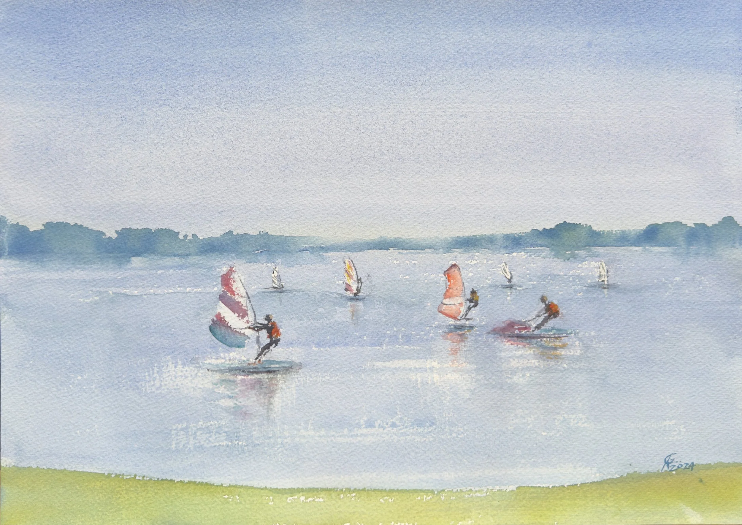 Nad jeziorem Kierskim - A. Czerwińska