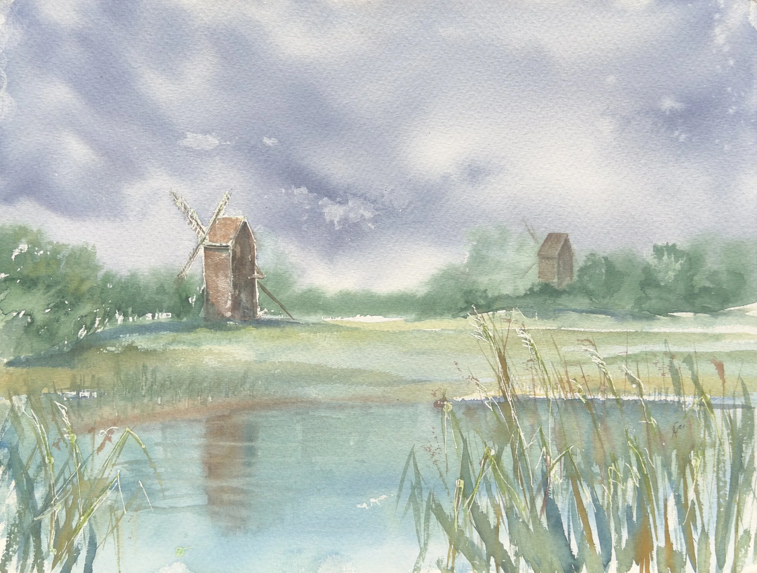 Wiatraki w Śmiglu - A. Czerwińska