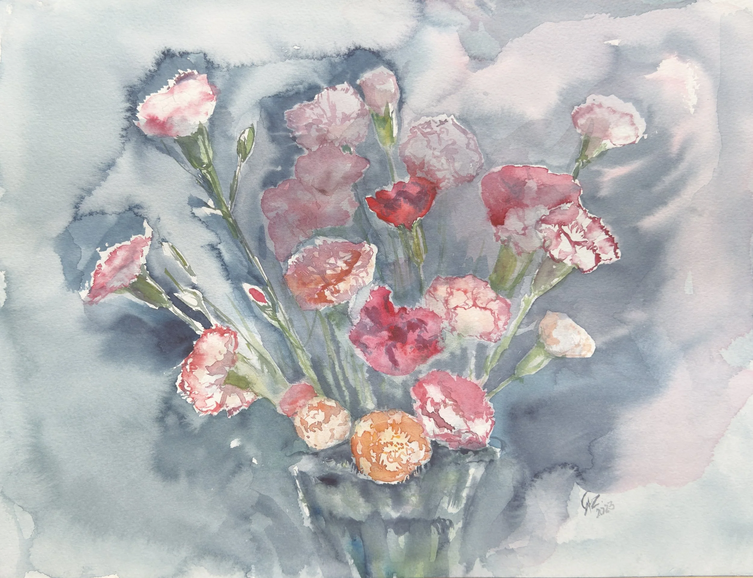 Goździki - A. Czerwińska