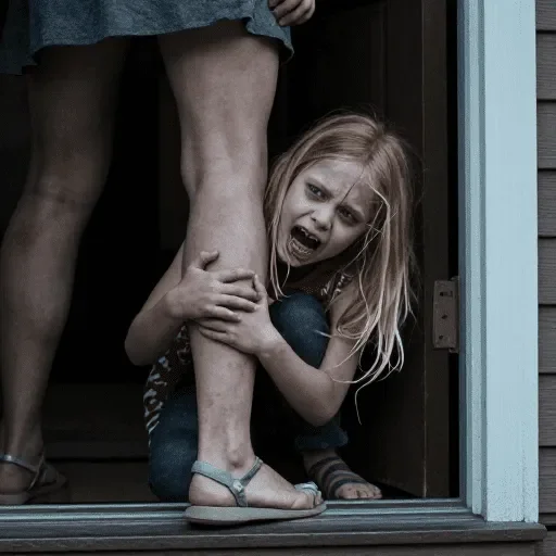 niños con terror a la separación de sus padres