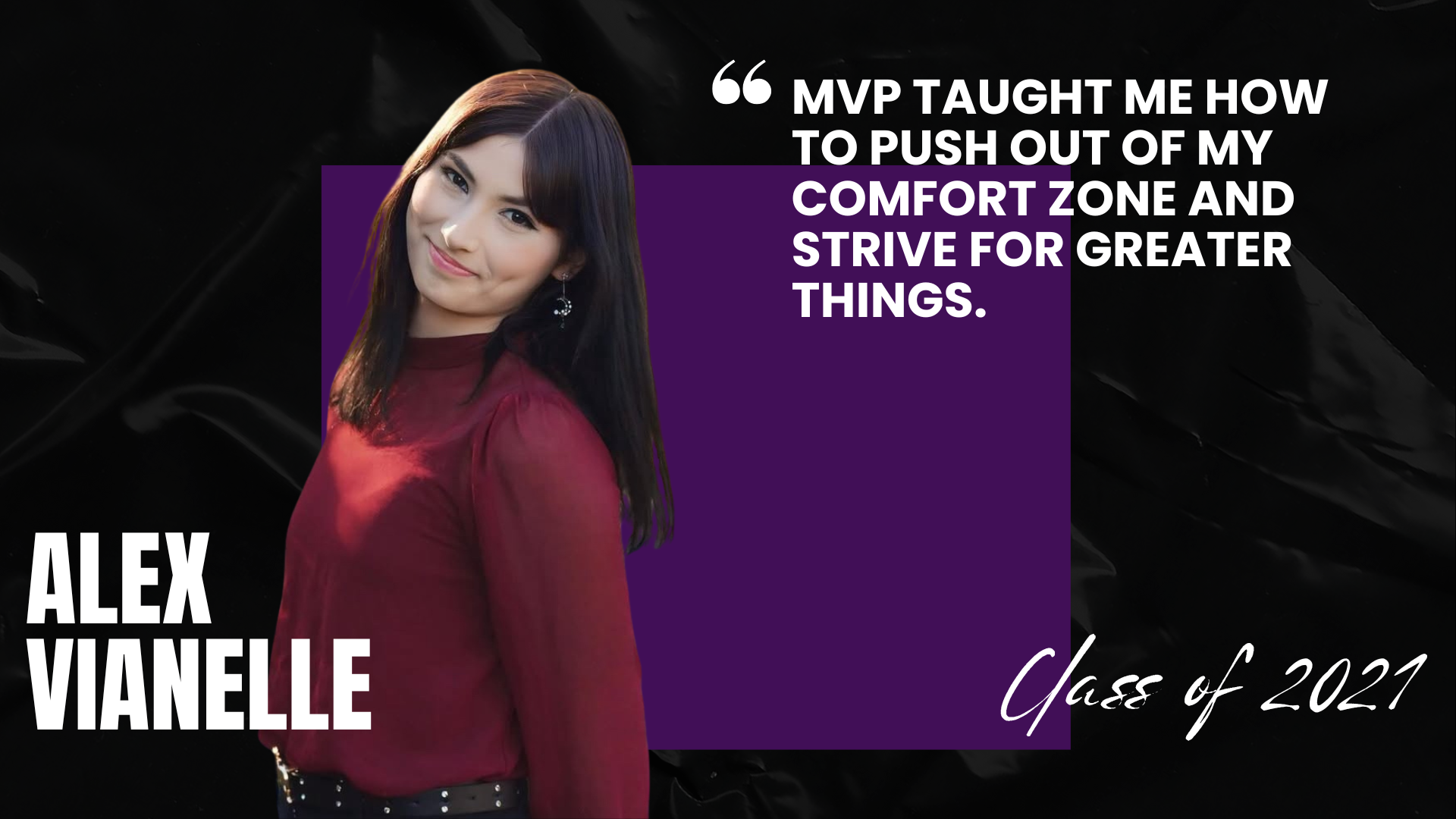 Alex Vianelle Alumni Testimonial