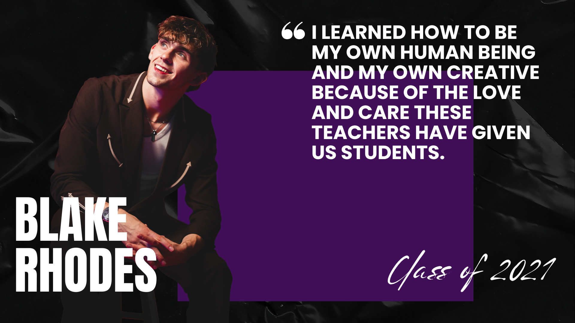 Blake Rhodes Alumni Testimonial