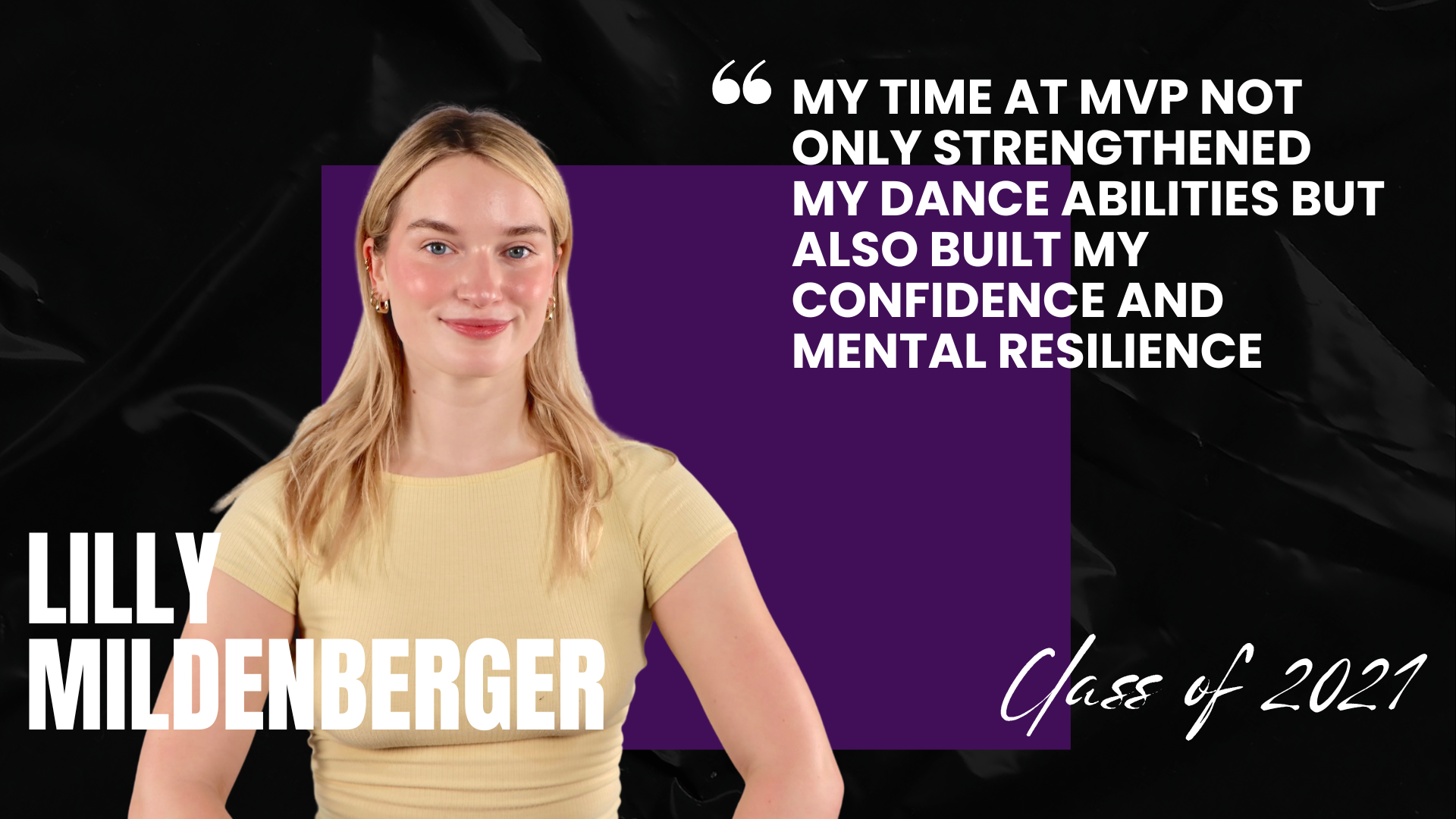 Lilly Mildenberger Alumni Testimonial