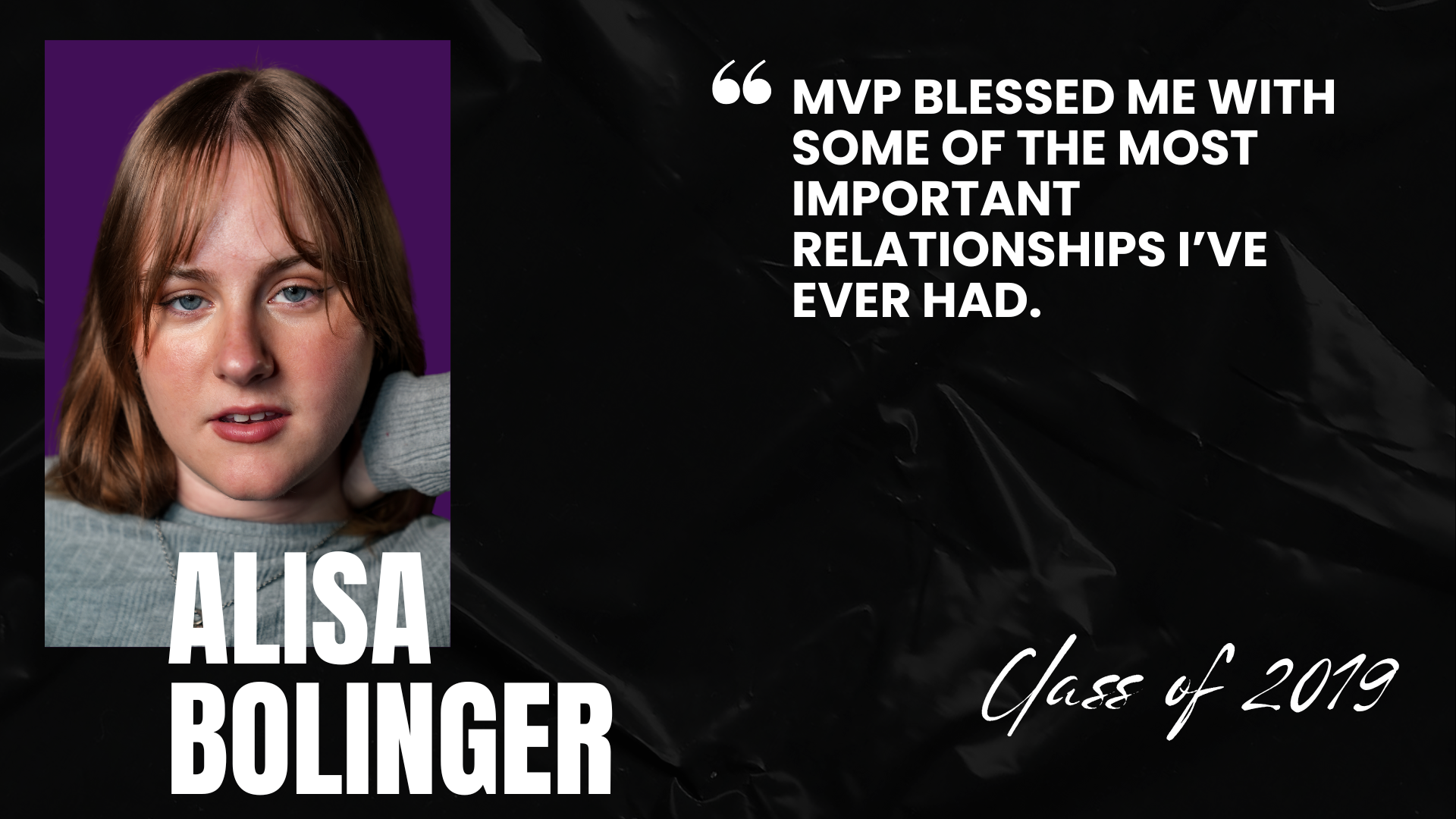 Alisa Bolinger Alumni Testimonial
