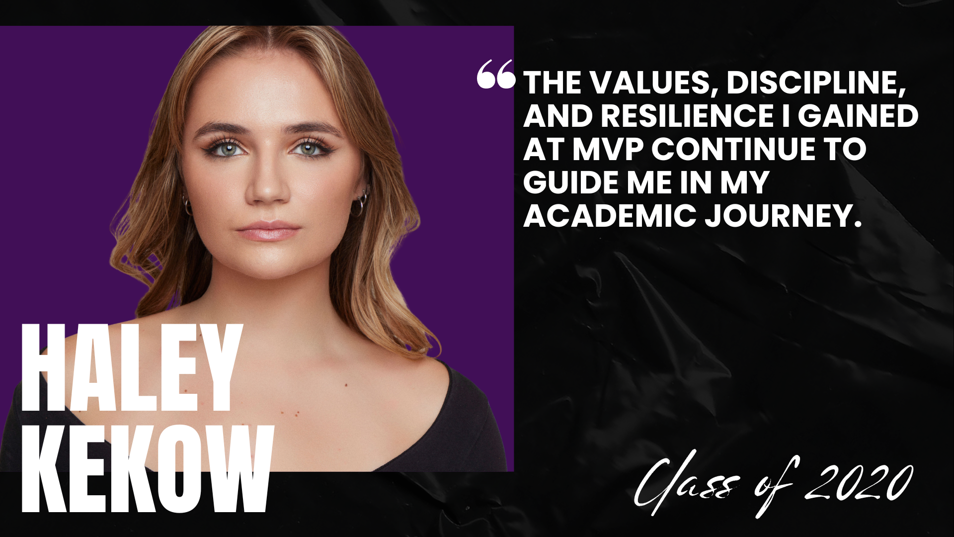 Haley Kekow Alumni Testimonial