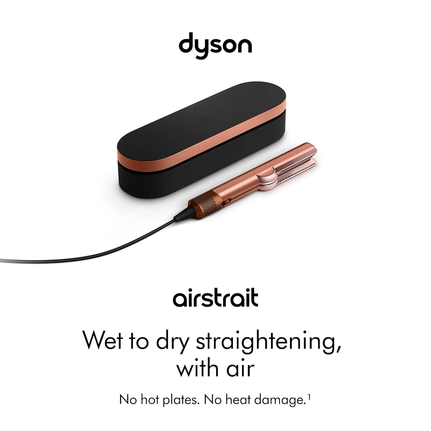Dyson Airstrait wet to dry straightener no heat damage hair tool