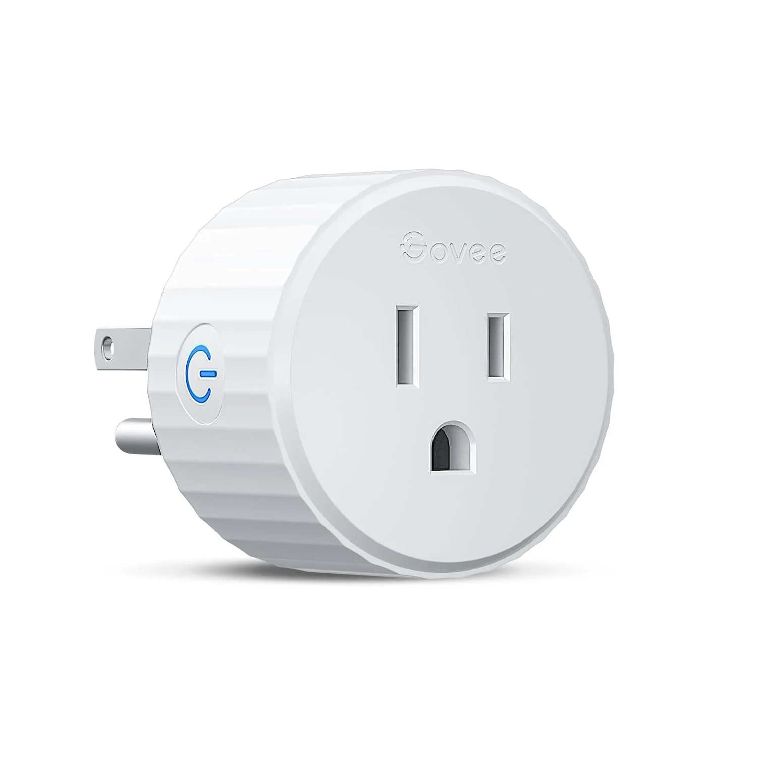 Govee smart plug compatible with Alexa and Google, white mini WiFi outlet for automating lamps and home devices