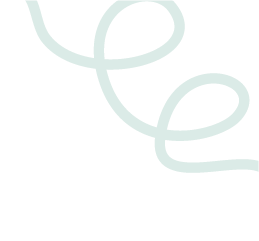 Light green ribbon or string against a plain background, forming loops and curves.