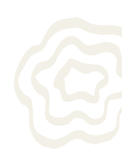 Abstract black and white concentric shapes with irregular outlines.
