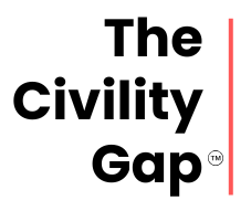 Logo, reading The Civility Gap