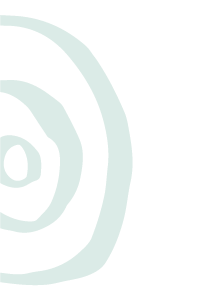 Close-up of a black and white spiral pattern with concentric circles.