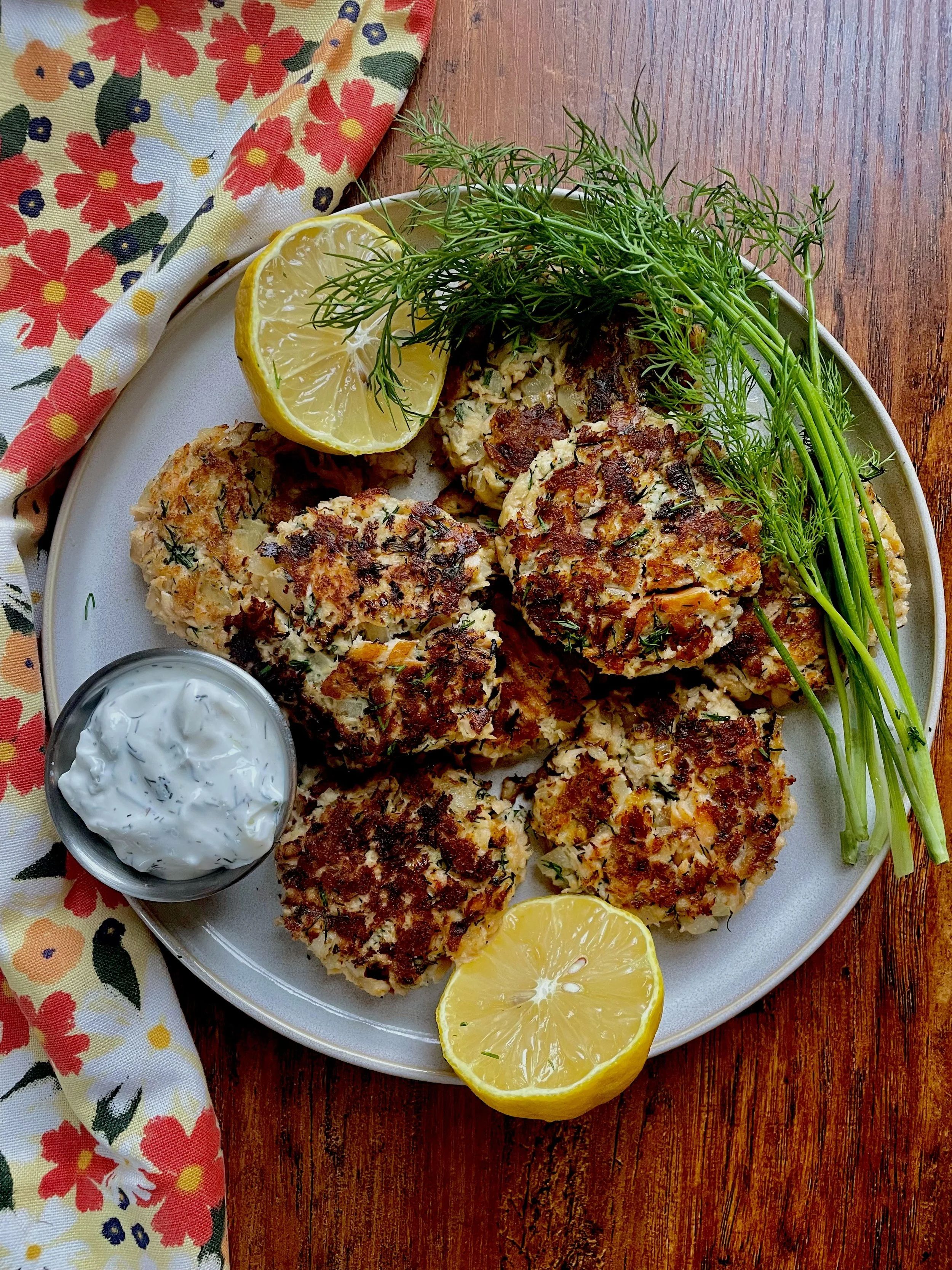 Salmon Dill Cakes