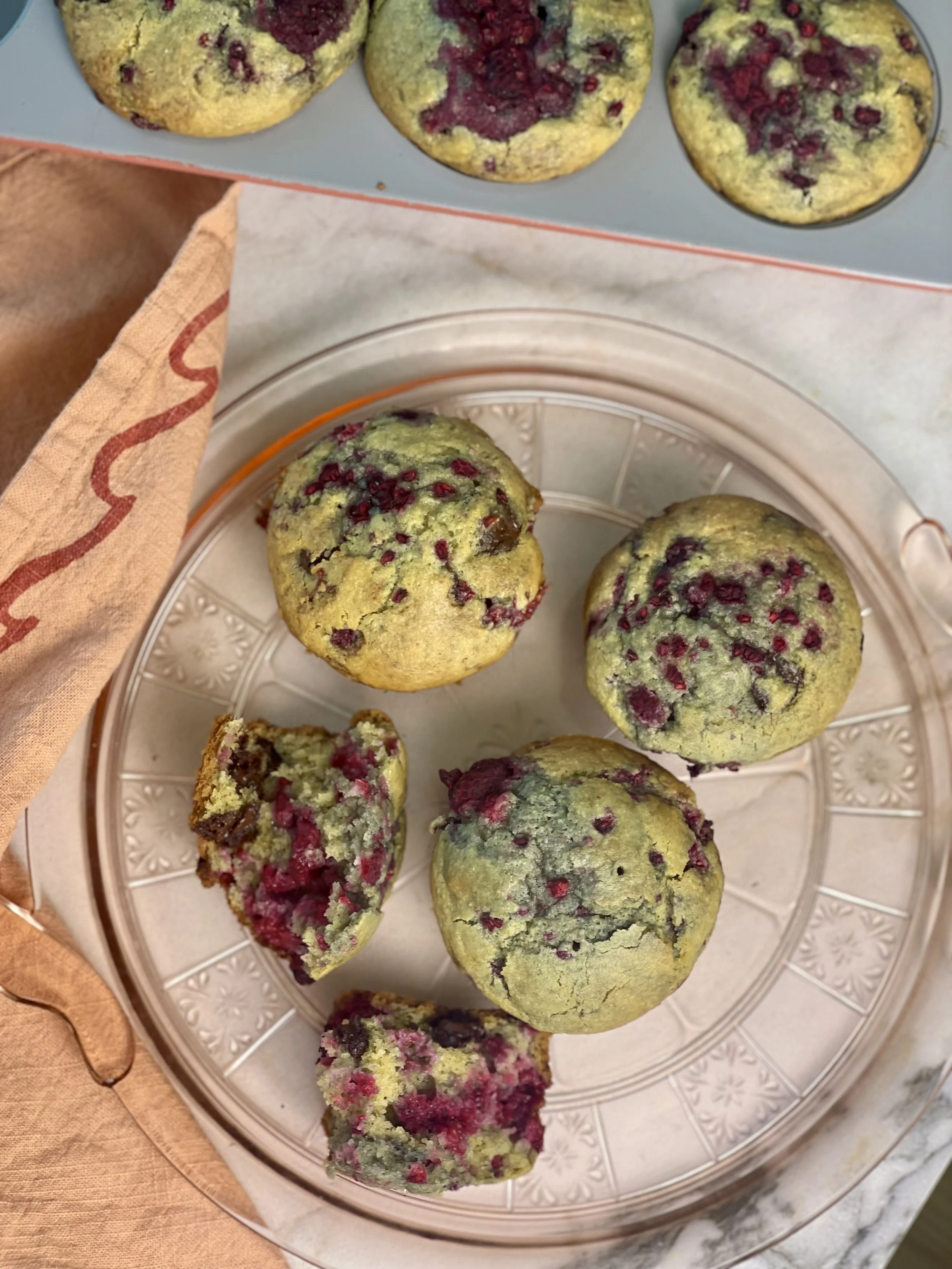 Raspberry Chocolate Chip Muffins