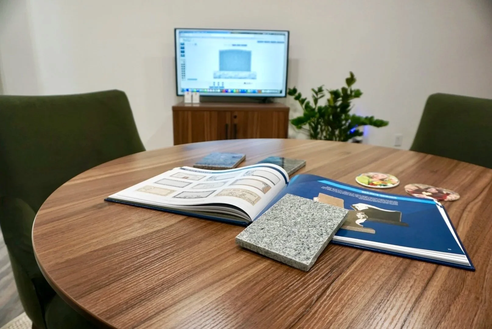 Meet with us in our Missouri Valley showroom to compare granite colors, explore design options, and create a memorial that reflects the life it honors