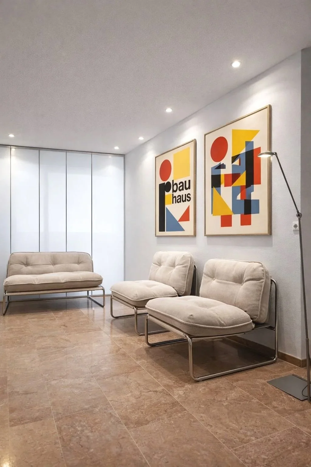 Interior de la clínica dental Palmadent en Palma, espacio moderno diseñado para transmitir tranquilidad