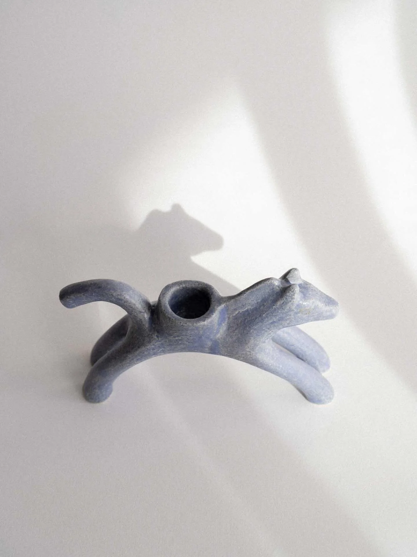 Caballo Lavanda Candleholder

Hand-built in white stoneware and finished with a satin lavender glaze. 

#CraftersOfToday #EstherLara #HandbuiltCeramics #WomenInCraft #BarcelonaMakers