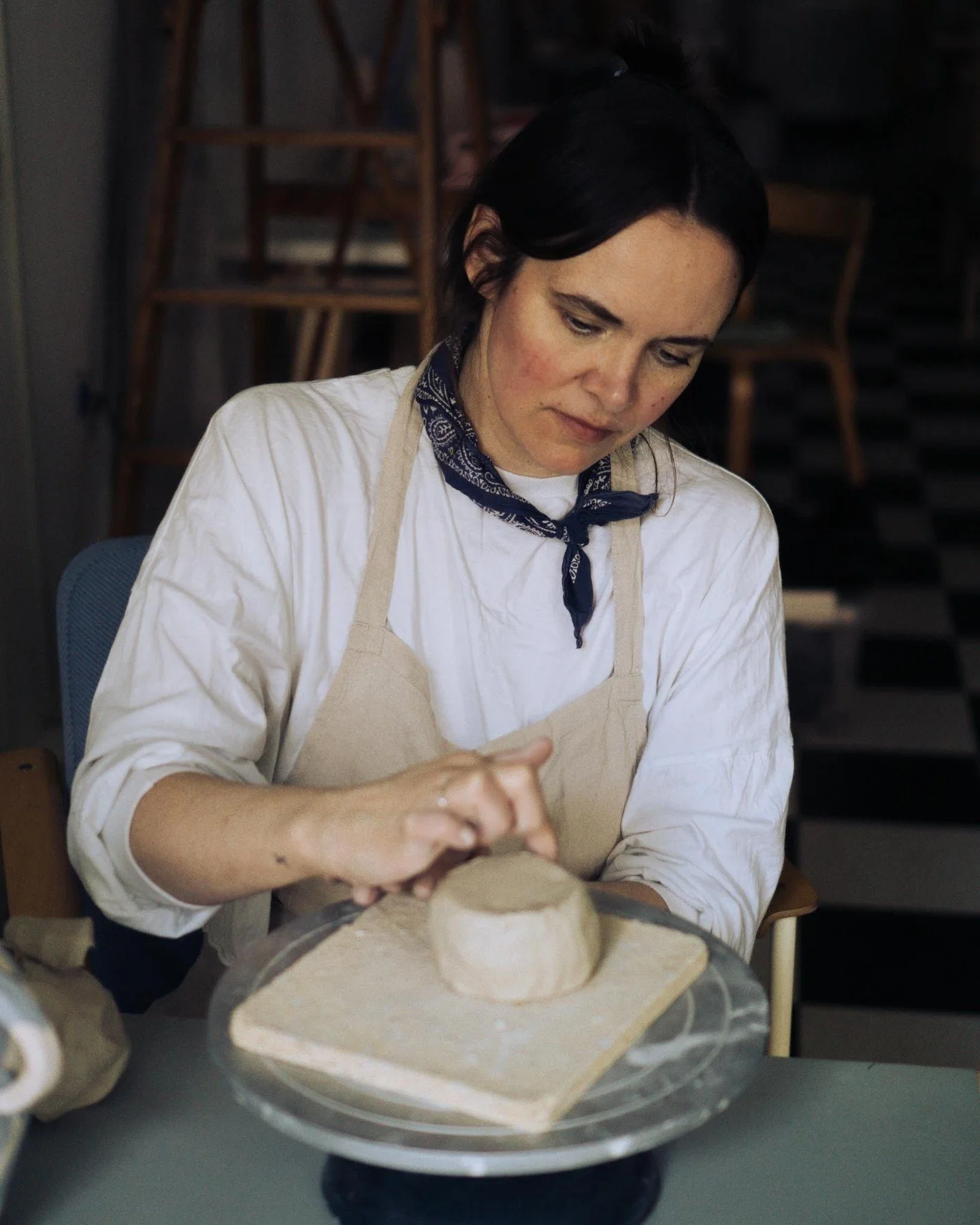&quot;The most exciting part of the process is when I get to test a form, and it works. Ceramics is a slow art form, with weeks passing from the initial touch to the finished piece. It's ironic that I chose this art form, given my restless nature, bu