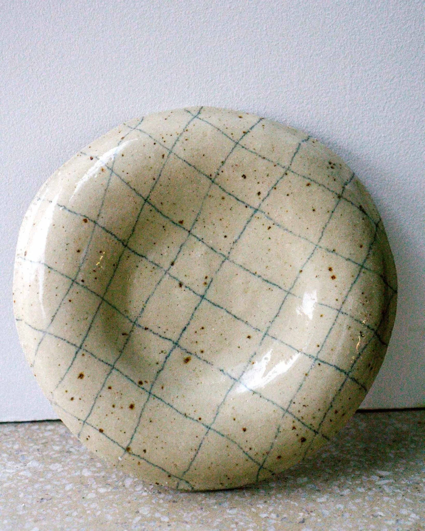 Beautiful Striped Plate, part of our selection of ceramic pieces created by Charlotta Munsterhjelm. 

Available now at craftersoftoday.com.

#CharlottaMunsterhjelm #HandbuiltCeramics #ContemporaryCraft #CeramicPlate